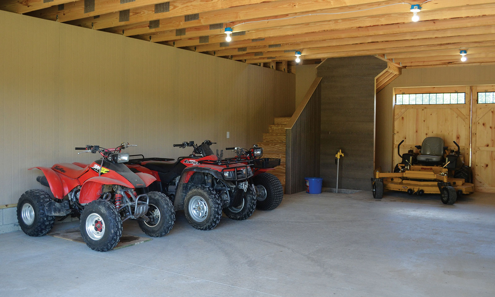 JDM Outdoors Custom Barn Interior