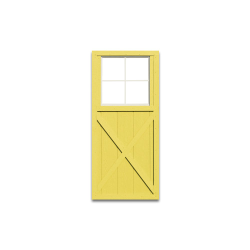 JDM Outdoors Wood Door Cottage Crossbuck