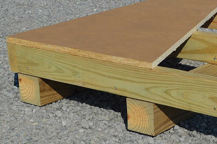 Shed Flooring Joists on Edge - JDM Outdoors