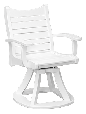 Bay Shore Dining Chair, swivel with arms Image