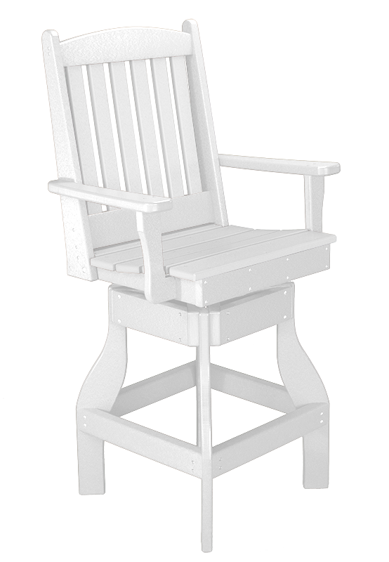 Basics Mission Swivel Bar Arm Chair Image
