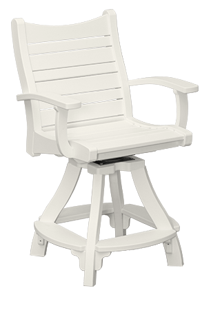 Bay Shore Counter Chair, swivel with arms Image